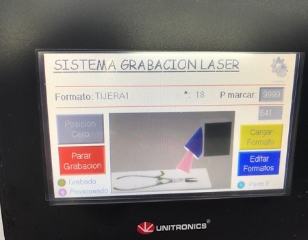 Grabador laser